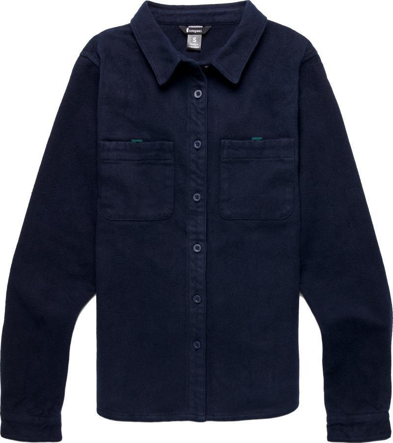 Mero Organic Flannel Shirt - Womens - Carbon 1