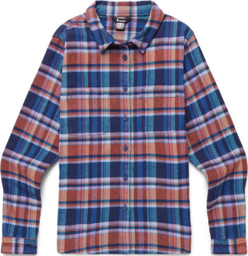 Mero Organic Flannel Shirt - Womens - Ink Plaid 1