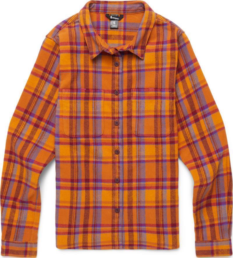 Mero Organic Flannel Shirt - Womens - Sienna Plaid 1
