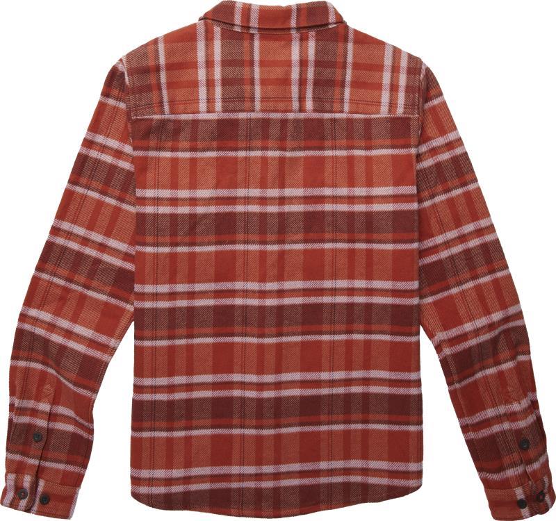 Mero Organic Flannel Shirt - Womens - Spice Plaid 2
