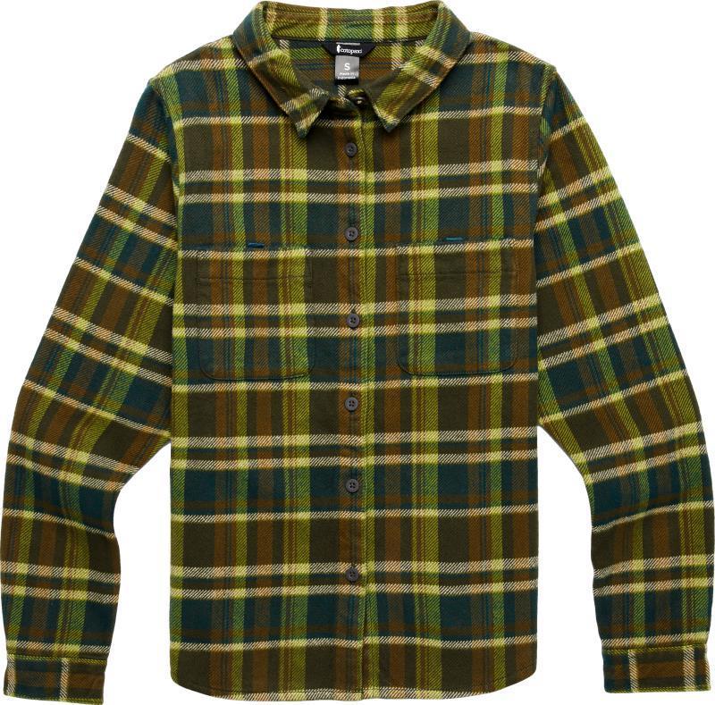 Mero Organic Flannel Shirt - Womens - Woods Plaid 1