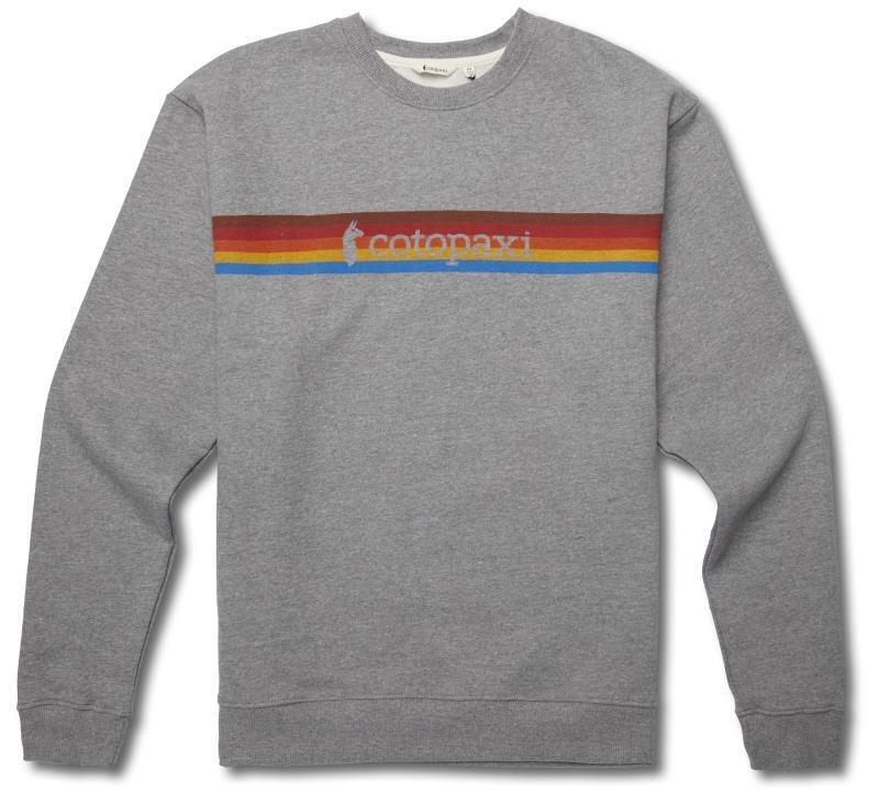 On The Horizon Organic Crew Sweatshirt - Mens - Heather Grey 1