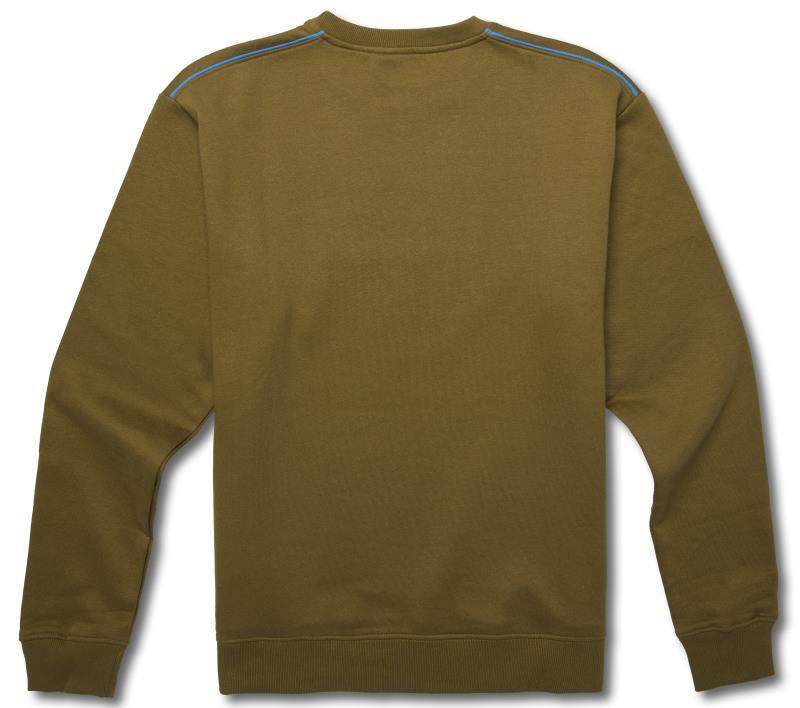 On The Horizon Organic Crew Sweatshirt - Mens - Oak 2
