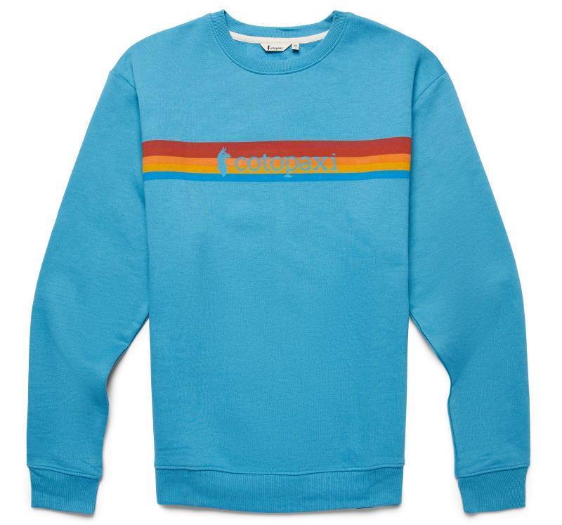 On The Horizon Organic Crew Sweatshirt - Mens - Poolside 1