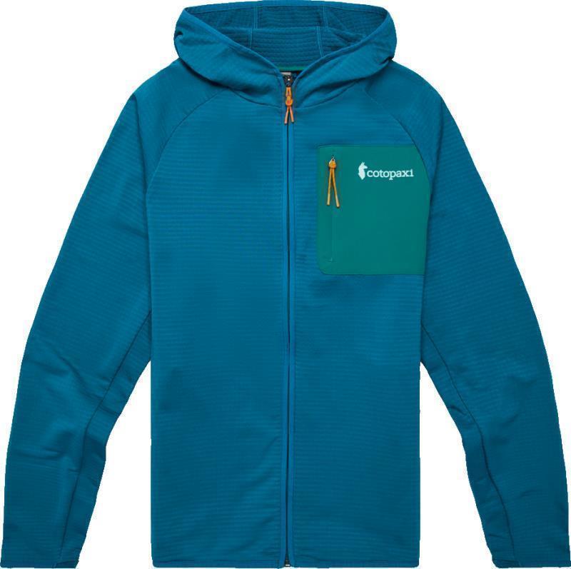 Otero Fleece Full-Zip Hooded Jacket - Mens - Gulf 1
