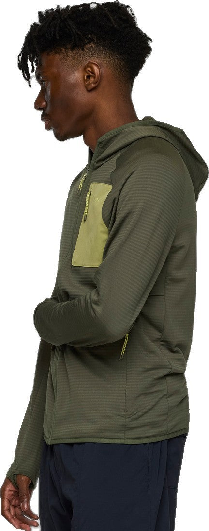 Otero Fleece Full-Zip Hooded Jacket - Mens - fatigue 1