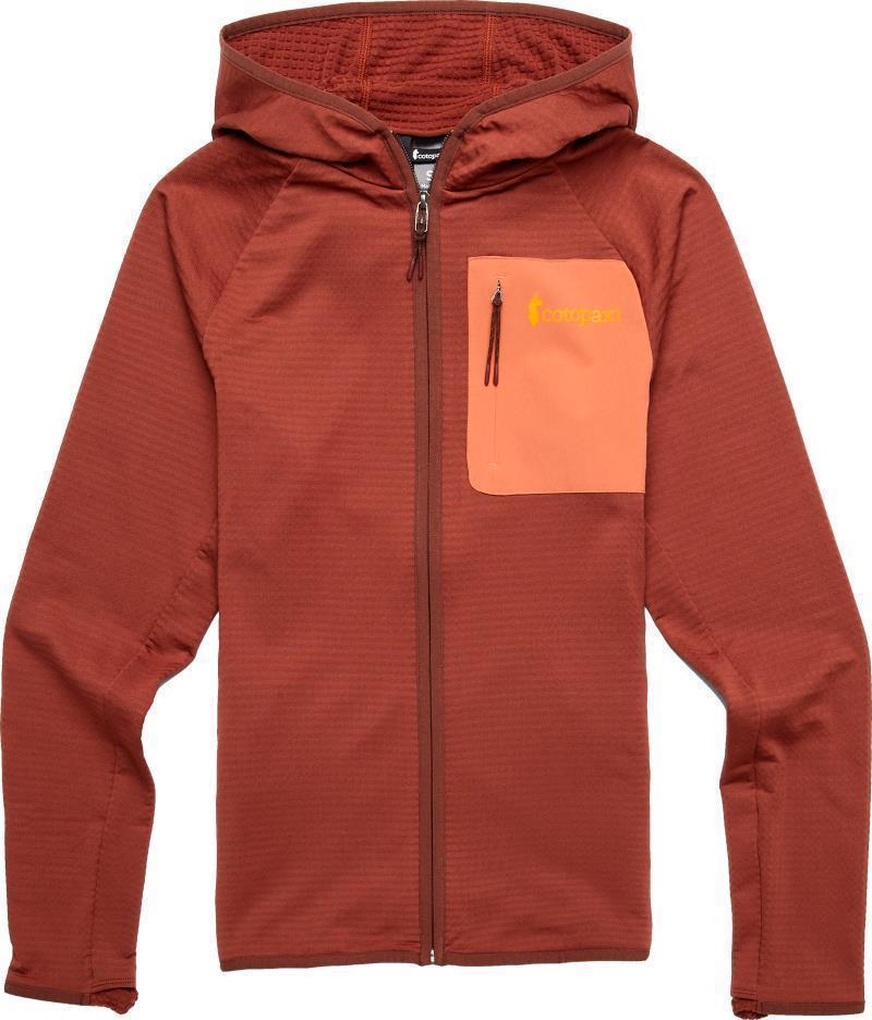 Otero Fleece Full-Zip Hooded Jacket - Womens - Rusty 1