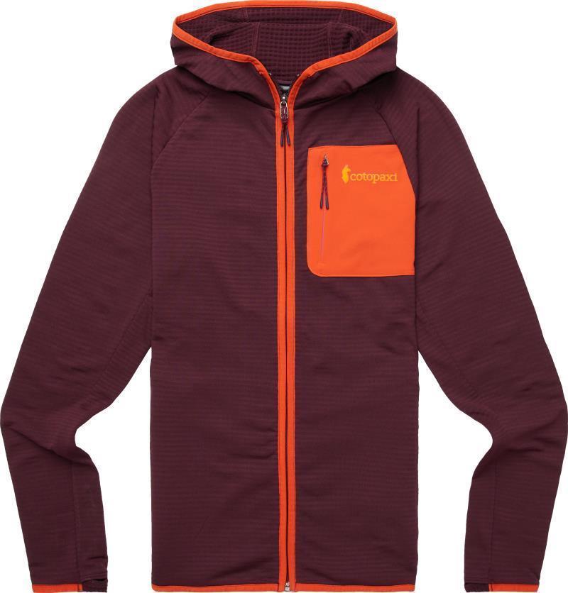 Otero Fleece Full-Zip Hooded Jacket - Womens - Wine 1