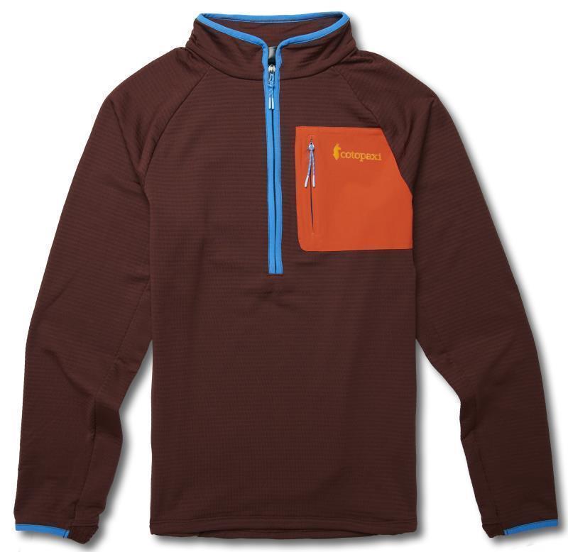 Otero Fleece Half-Zip Pullover - Mens - Chestnut 1
