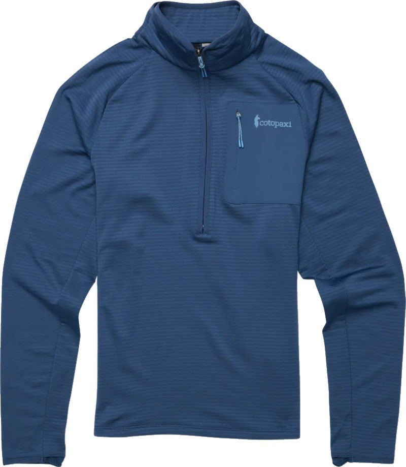 Otero Fleece Half-Zip Pullover - Mens - deep sea 1