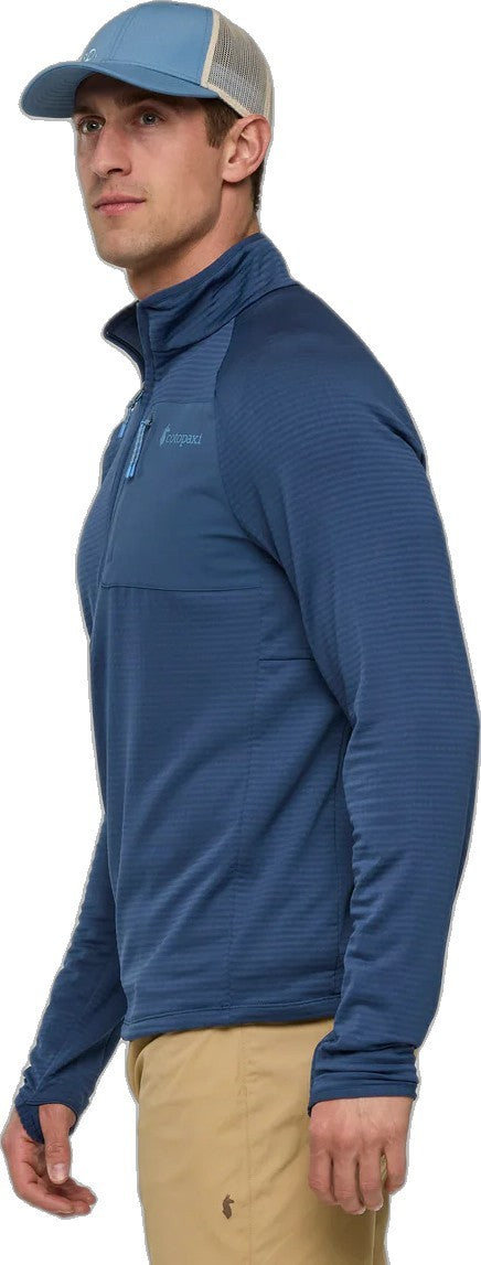 Otero Fleece Half-Zip Pullover - Mens - deep sea 1