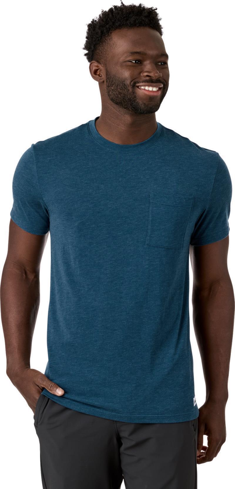 Paseo Travel Pocket T-Shirt - Mens - Indigo 1