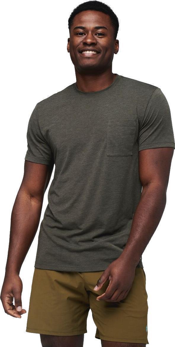 Paseo Travel Pocket T-Shirt - Mens - Iron 1