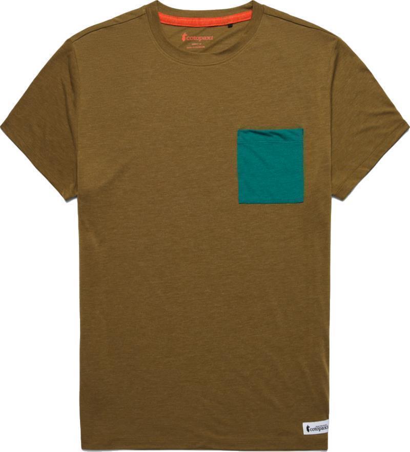 Paseo Travel Pocket T-Shirt - Mens - Oak 1