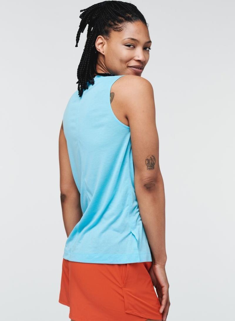 Paseo Travel Tank - Womens - Blue Sky 2