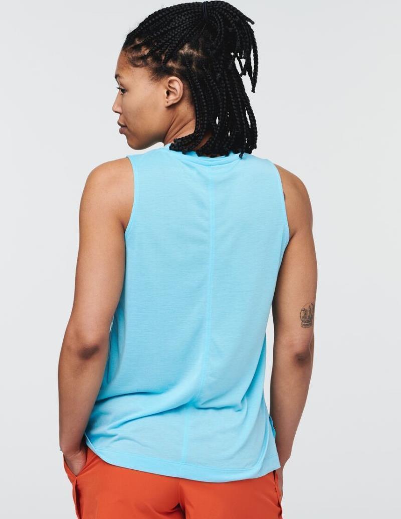 Paseo Travel Tank - Womens - Blue Sky 3