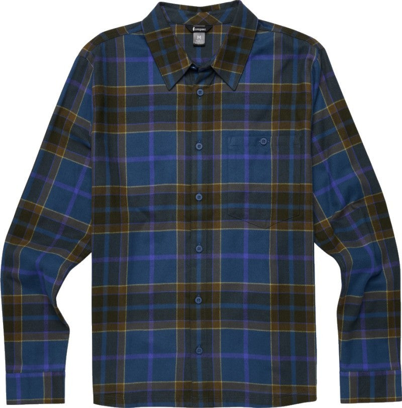 Quedo Flannel Shirt - Mens - deep sea plaid 1