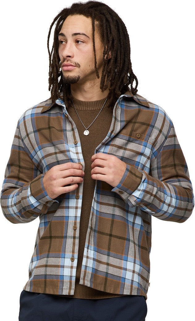 Quedo Flannel Shirt - Mens - dune plaid 1