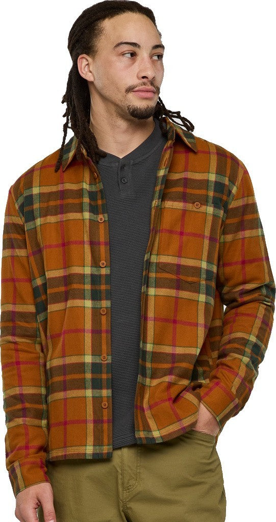 Quedo Flannel Shirt - Mens - sienna plaid 1