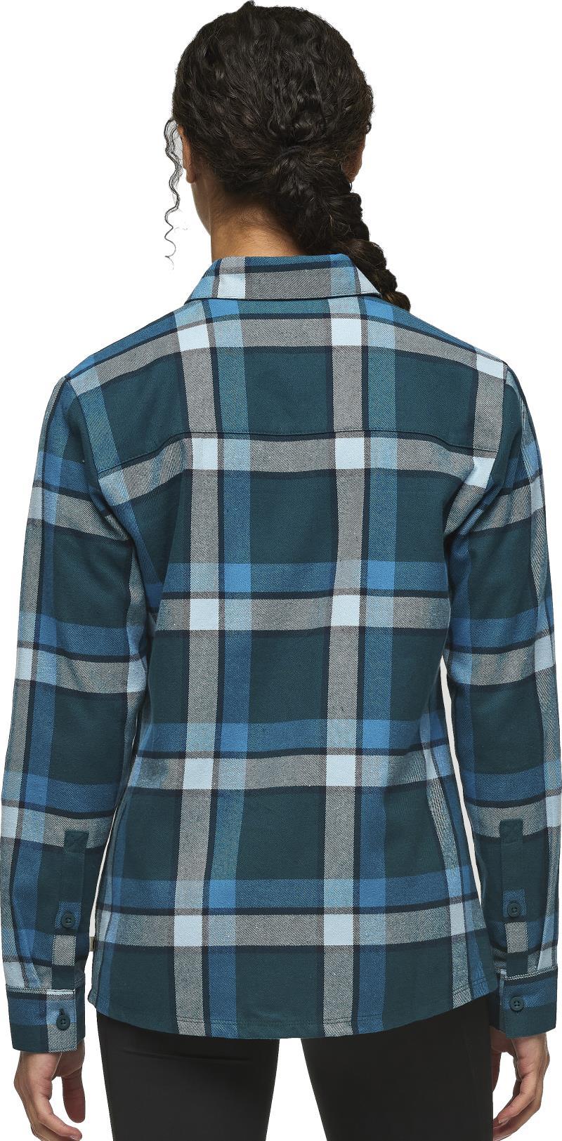 Quedo Flannel Shirt - Womens - Abyss Plaid 4