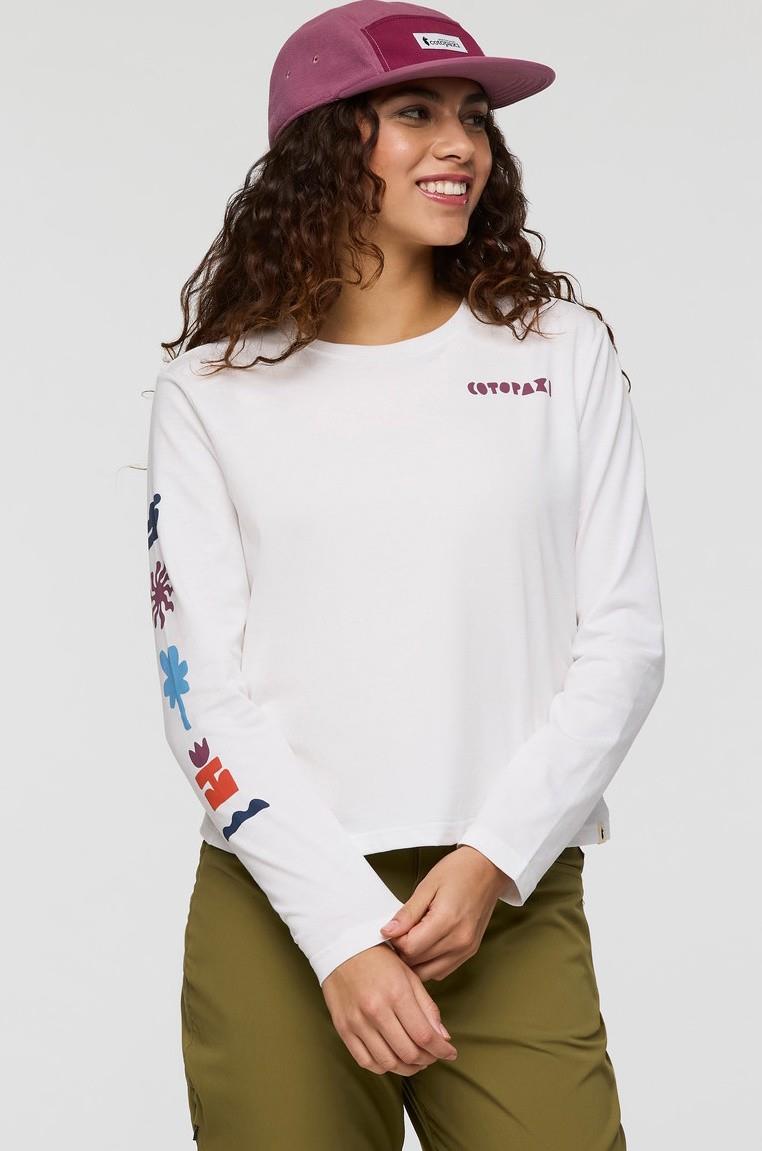 Sky To Sea LS T-Shirt - Womens - white 1
