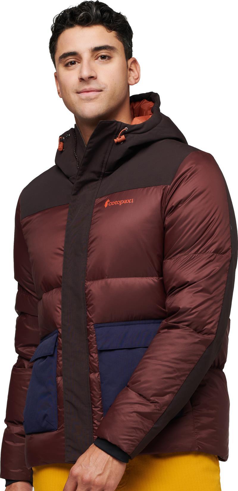 Solazo Down Parka - Mens - Cavern / Chestnut 3