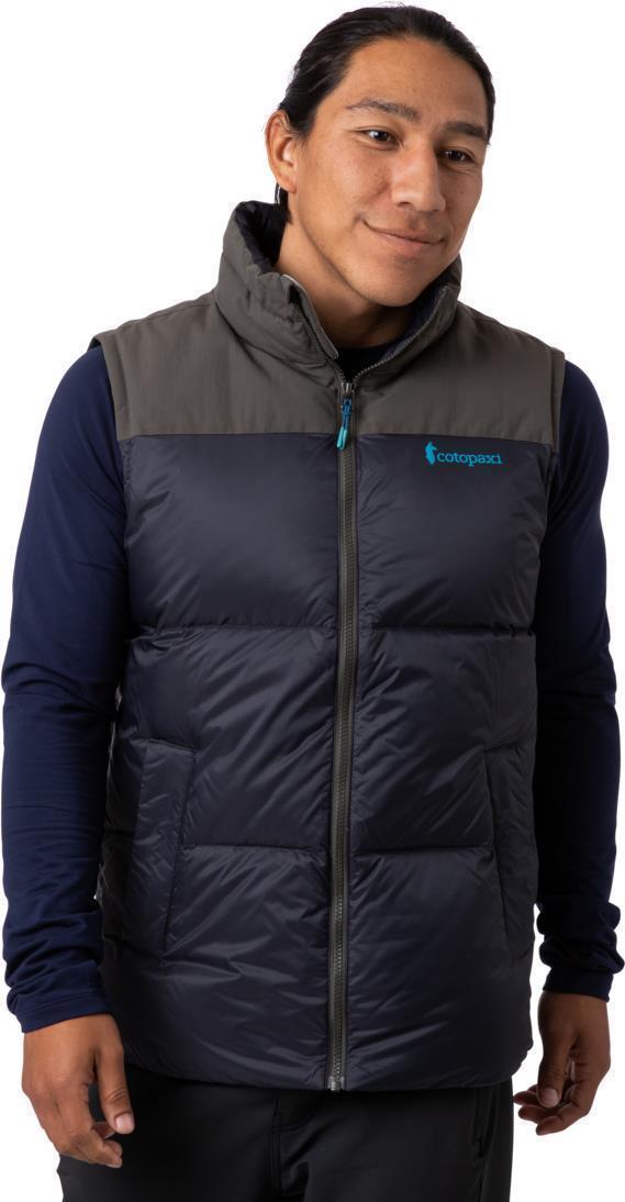 Solazo Down Vest - Mens - iron / black 1