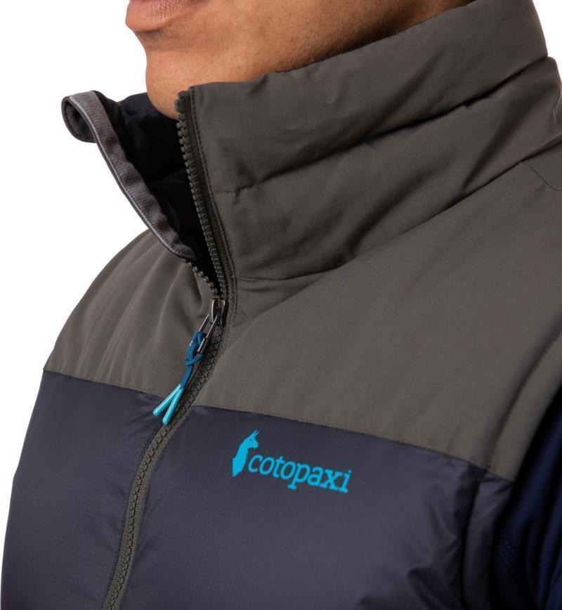 Solazo Down Vest - Mens - iron / black 1