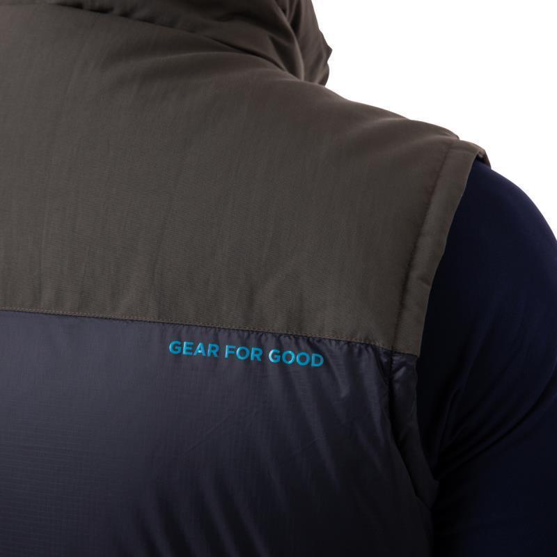 Solazo Down Vest - Mens - iron / black 1