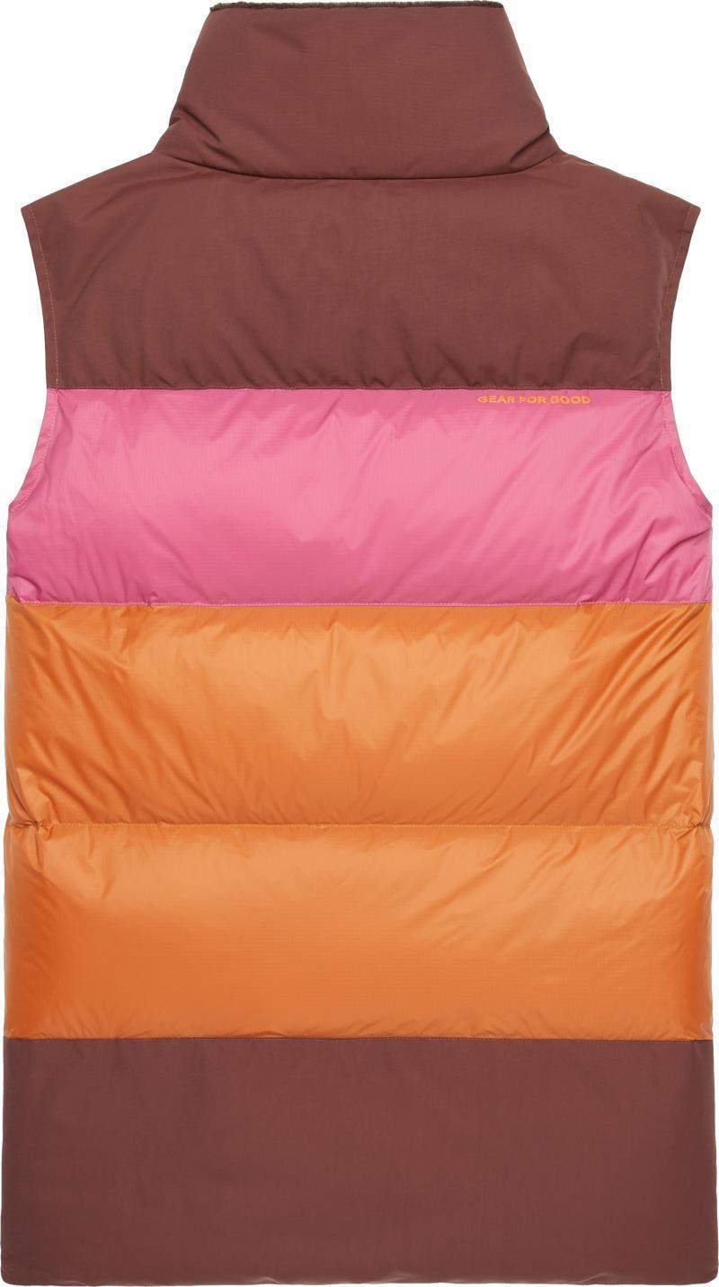 Solazo Down Vest - Womens - Chestnut / Sangria 2