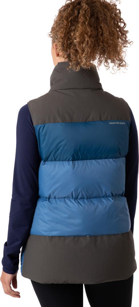 Solazo Down Vest - Womens - Iron / Denim 5