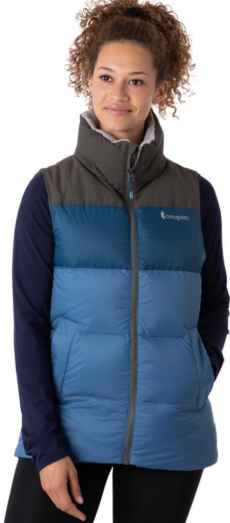 Solazo Down Vest - Womens - Iron / Denim 3