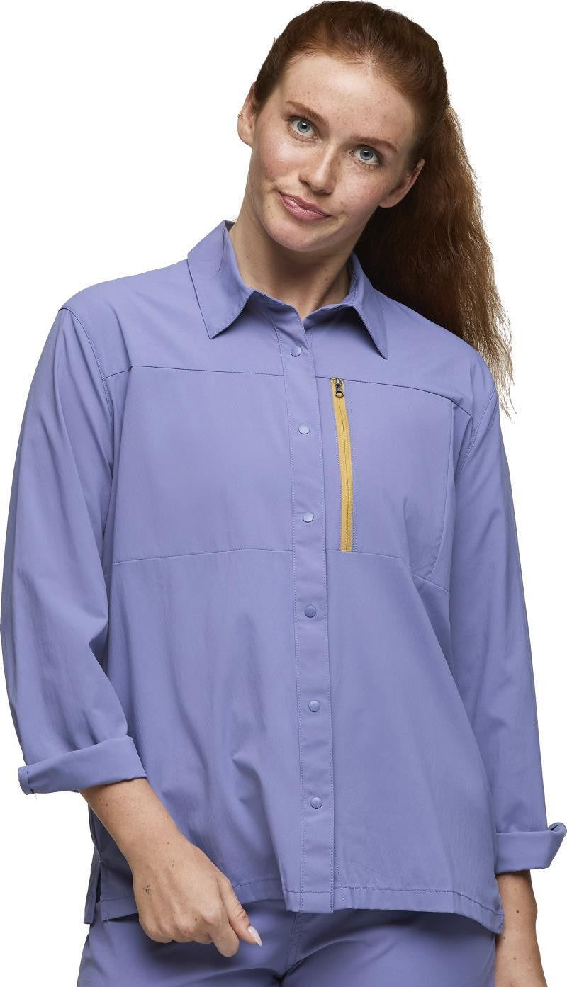 Sumaco LS Shirt - Womens - blue smoke 1