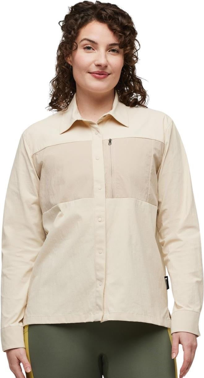 Sumaco LS Shirt - Womens - cream and oatmeal 1