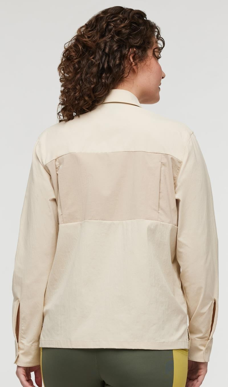 Sumaco LS Shirt - Womens - cream and oatmeal 1