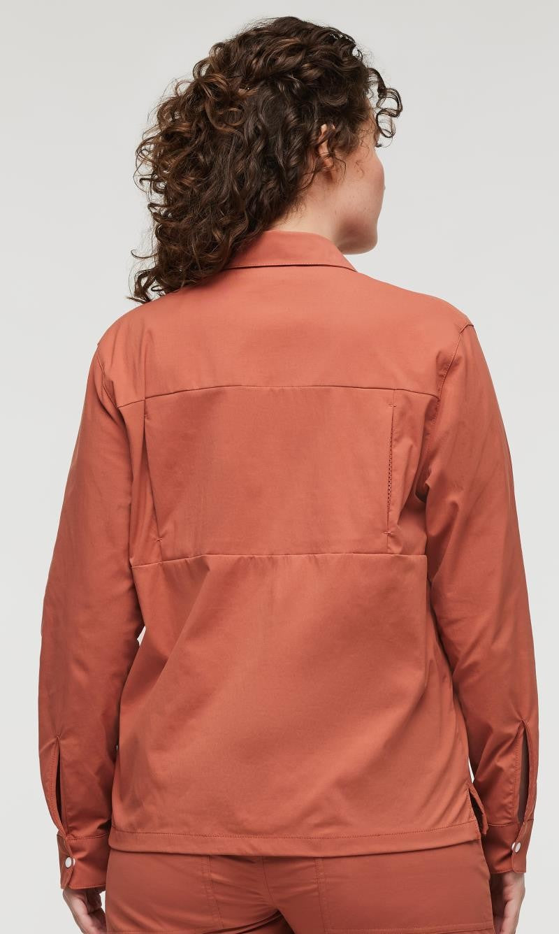 Sumaco LS Shirt - Womens - faded brick 1