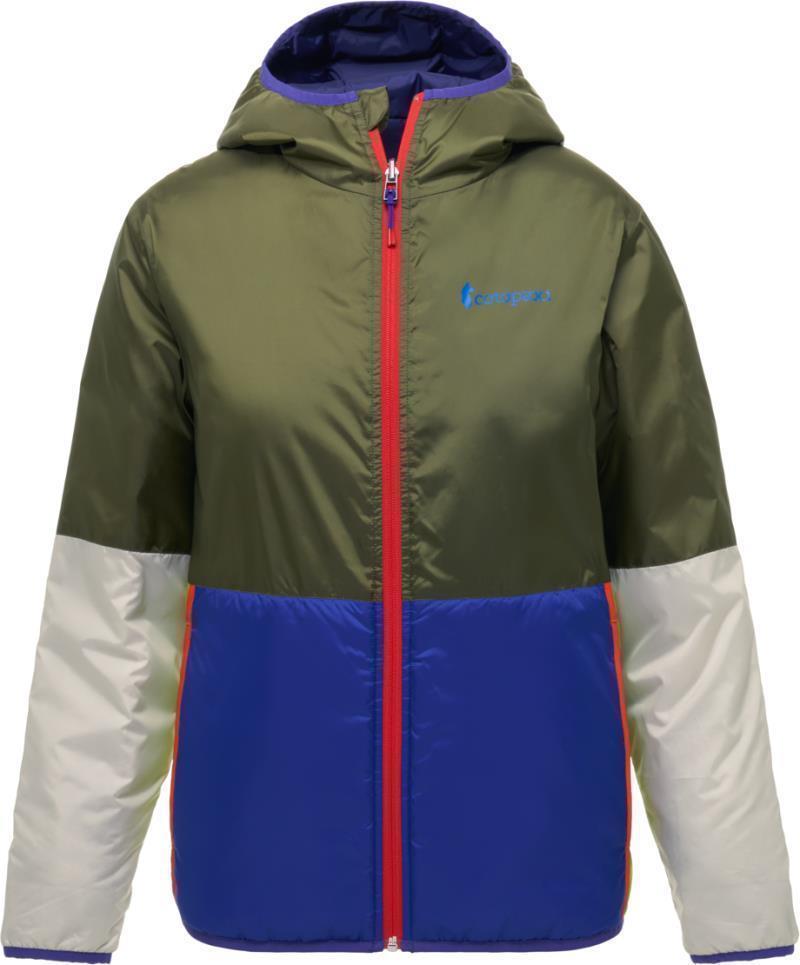 Teca Calido Reversible Hooded Jacket - Womens - Olive Oil 1