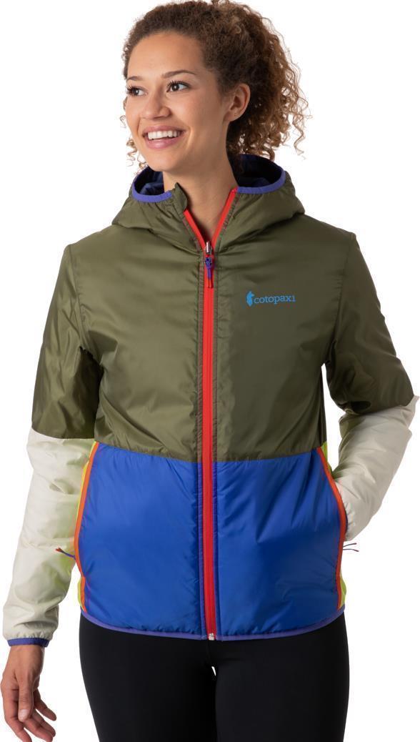 Teca Calido Reversible Hooded Jacket - Womens - Olive Oil 5