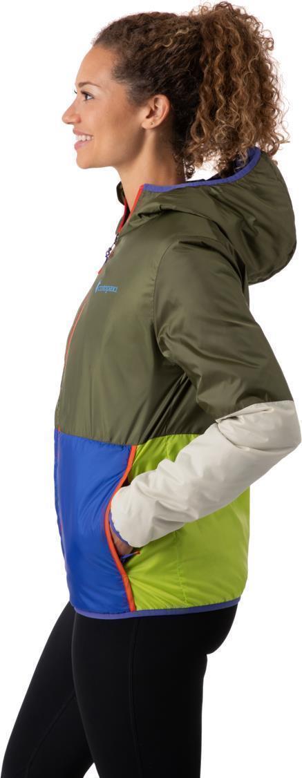 Teca Calido Reversible Hooded Jacket - Womens - Olive Oil 10