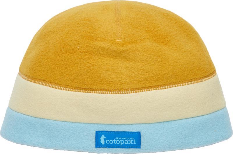 Teca Fleece Beanie - Amber Stripes 2