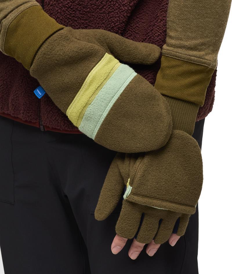 Teca Fleece Glittens - Live Oak 3