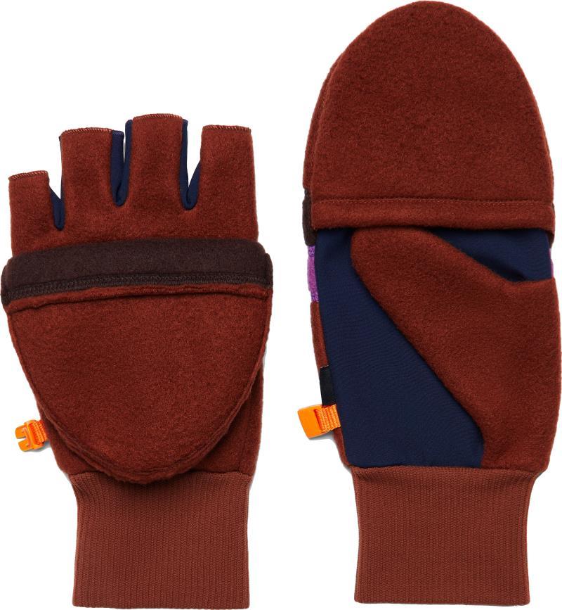 Teca Fleece Glittens - Rusty 1