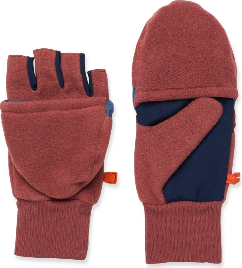 Teca Fleece Glittens - nutmeg 1