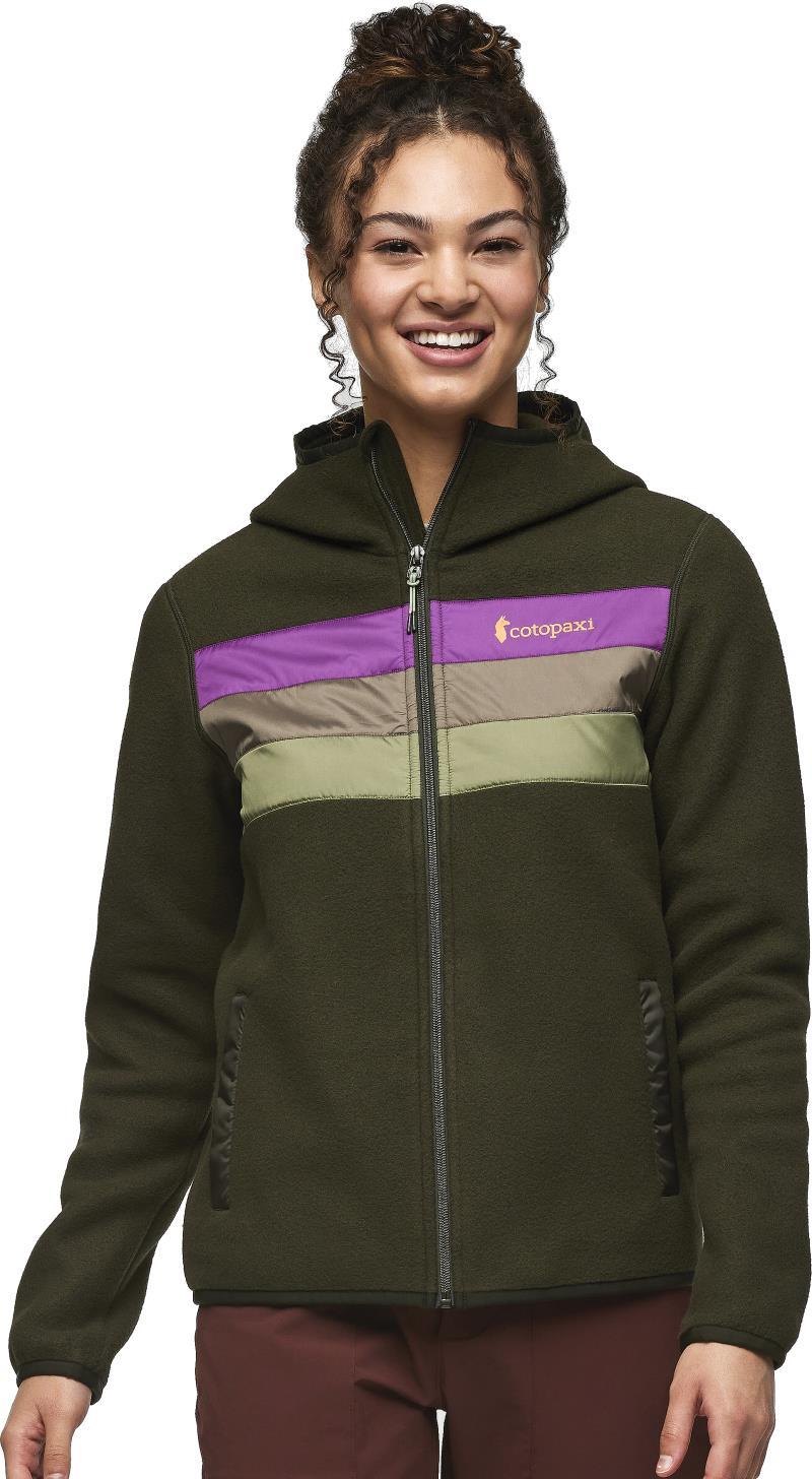 Teca Fleece Hooded Full-Zip Jacket - Womens - Woodland / Fairy 3