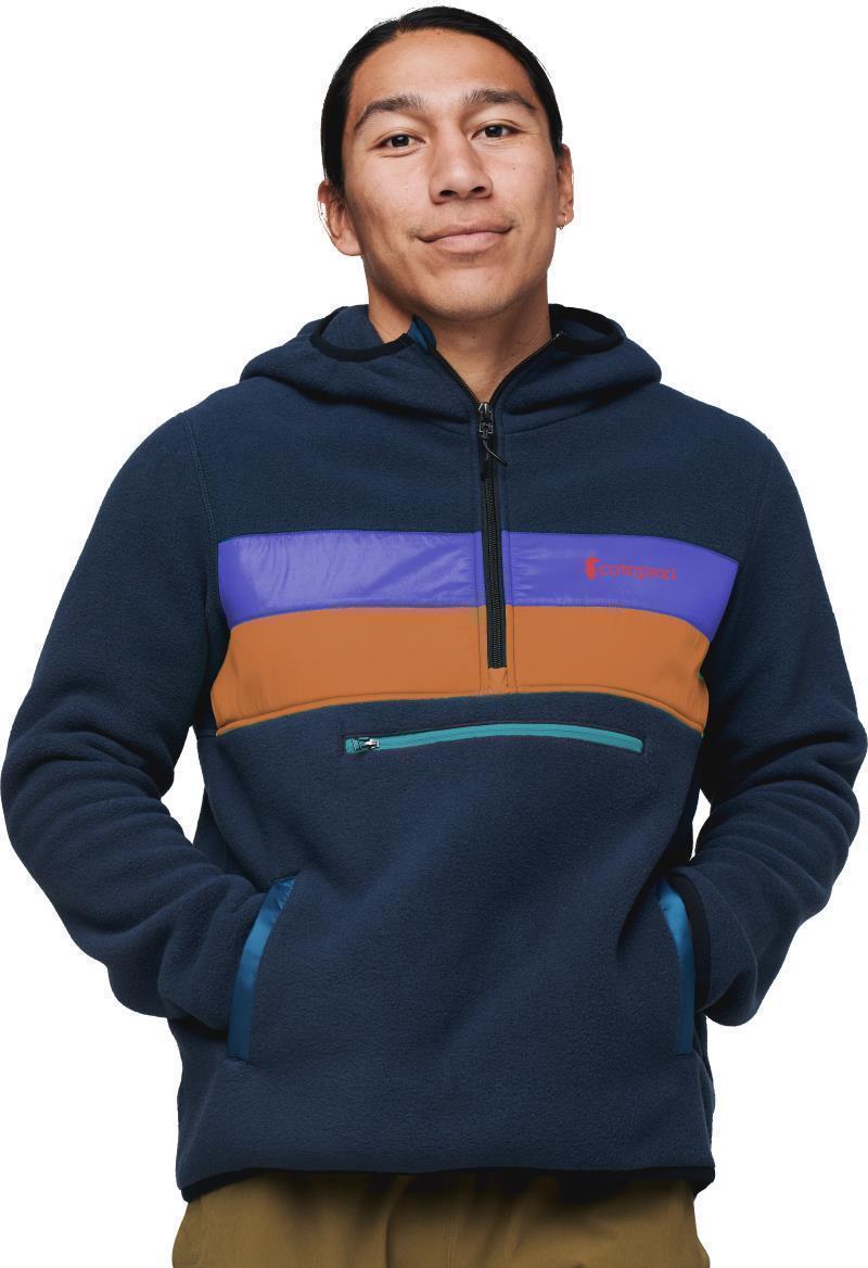 Teca Fleece Hooded Half-Zip Jacket - Mens - Checkmate 1