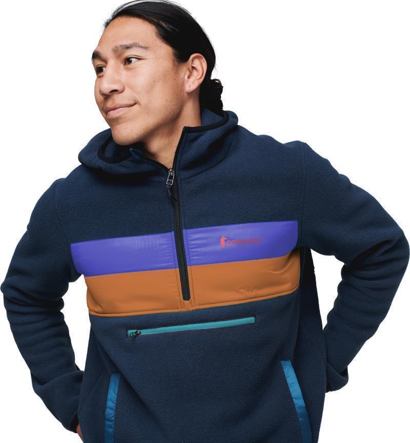 Teca Fleece Hooded Half-Zip Jacket - Mens - Checkmate 4