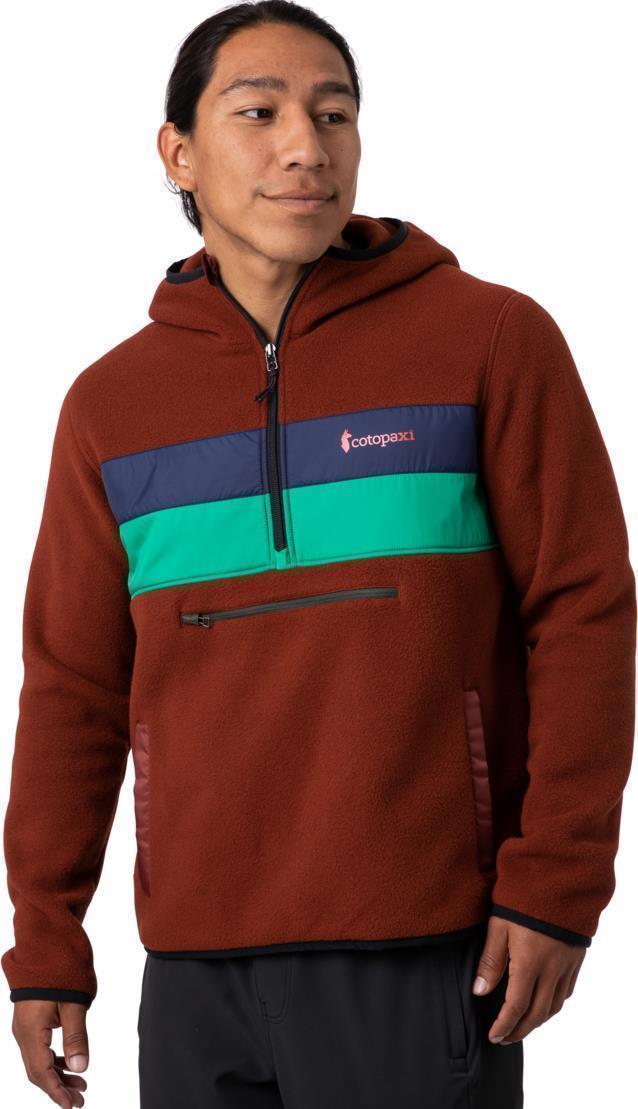 Teca Fleece Hooded Half-Zip Jacket - Mens - Single Track 1