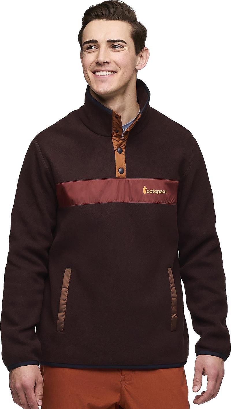 Teca Fleece Pullover - Mens - Cowboy Coffee 3