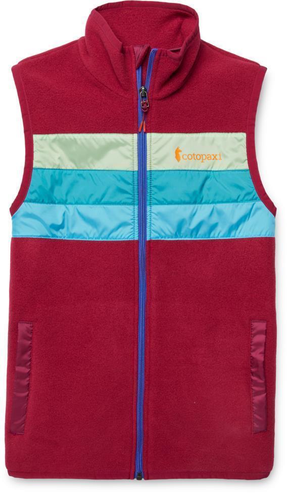 Teca Fleece Vest - Womens - Raspberry Fields 1