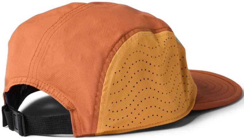 Tech Plus 5-Panel Hat - tide pool / whiskey 1